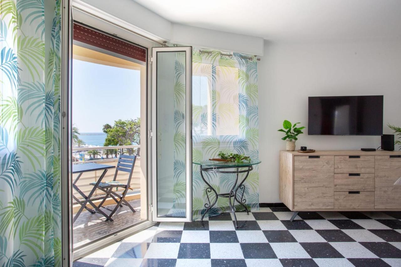 Apartment T2 Air-Conditioned Sea View Saint-Laurent-du-Var Kültér fotó