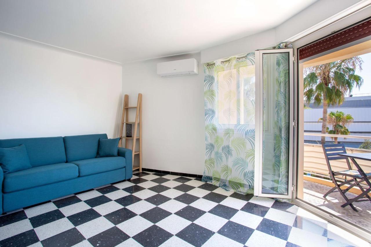 Apartment T2 Air-Conditioned Sea View Saint-Laurent-du-Var Kültér fotó
