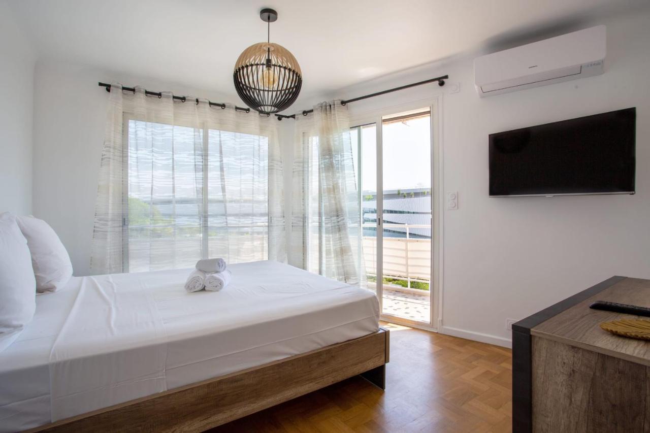 Apartment T2 Air-Conditioned Sea View Saint-Laurent-du-Var Kültér fotó