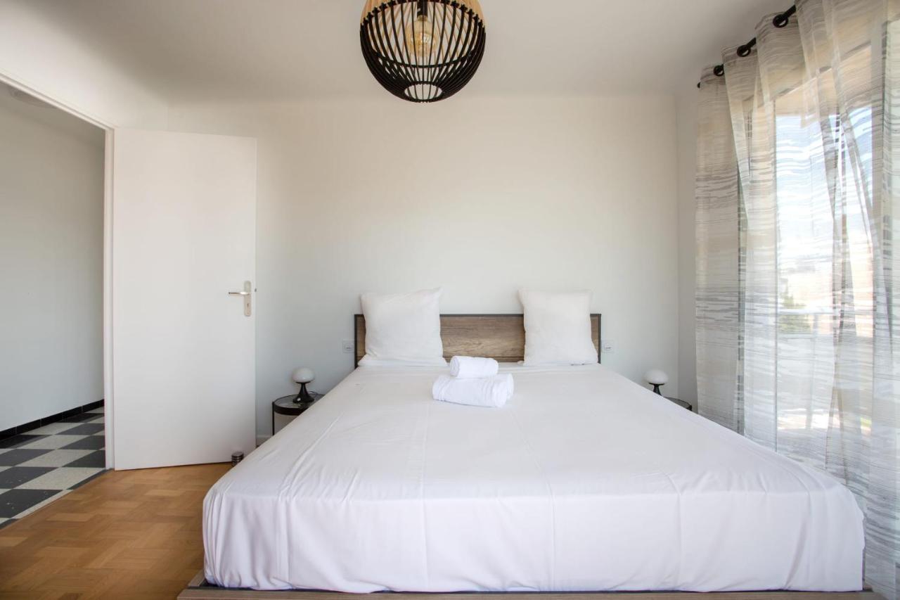 Apartment T2 Air-Conditioned Sea View Saint-Laurent-du-Var Kültér fotó